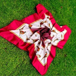 Vintage scarf with beautiful pattern